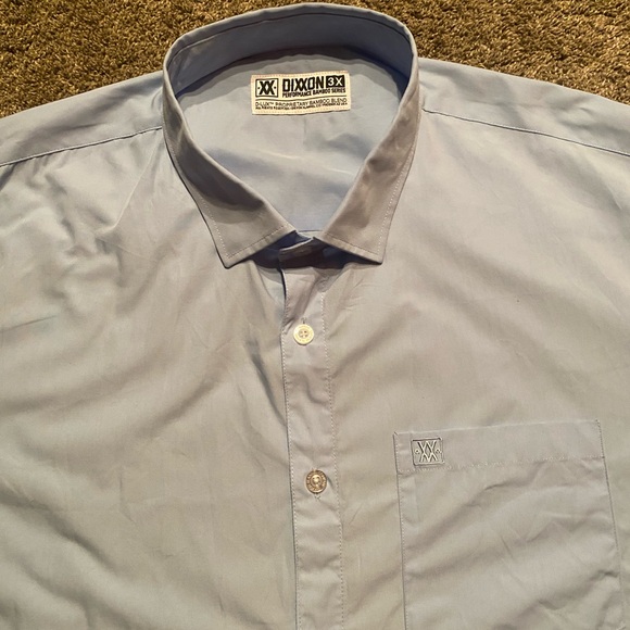 Dixxon Bamboo Light Blue Short Sleeve Shirt 3XL - Picture 7 of 12
